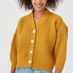 Babaa Cardigan no19 mini in Ochre